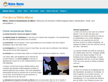 Tablet Screenshot of maroc-meteo.net